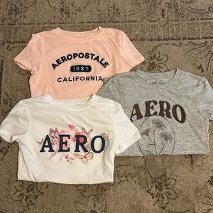 Bundle of 3, size Small, Aeropostale shirts